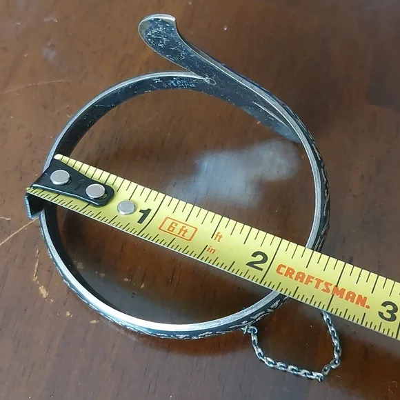 Vintage 925 Siam Sterling Niello Hindu Goddess Bypass Hinged Bangle Bracelet - Picture 5 of 8